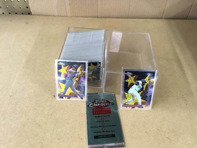 lot 23 image: 1996 Topps Chrome MLB Card Set
