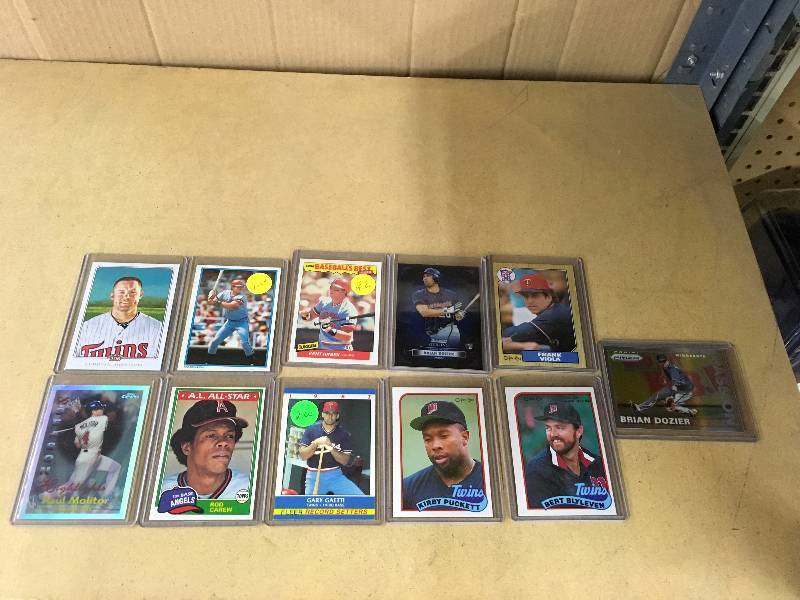 lot 31 image: 11 Minnesota Twins Stars Cards