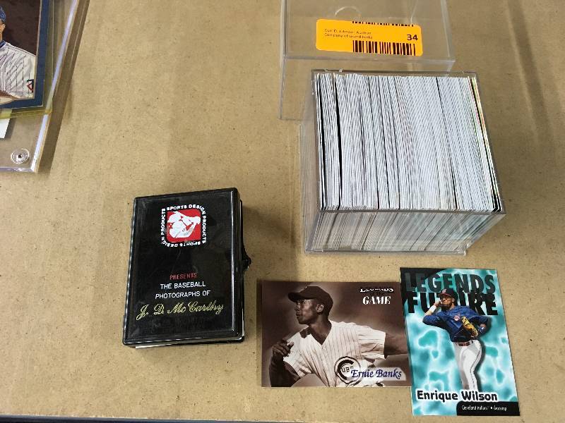lot 34 image: Legends Of The Game Card Set & The Baseball Photos Of J.D. McCarthy Card Set