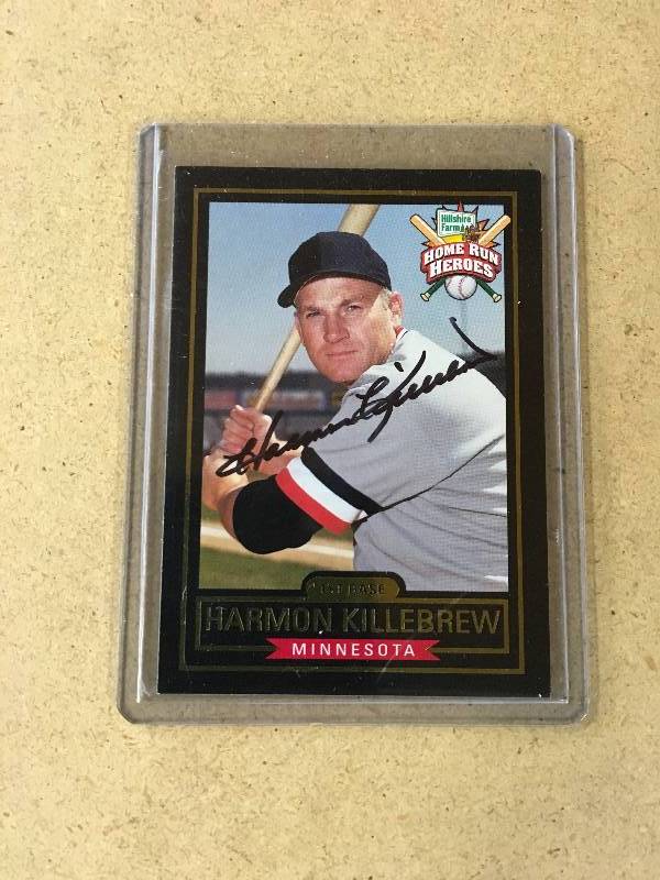 lot 61 image: Autographed Harmon Killebrew Card