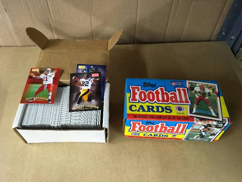 lot 77 image: 1997 Sky Box Premium NFL Card Set & 1989 Topps NFL Card Set