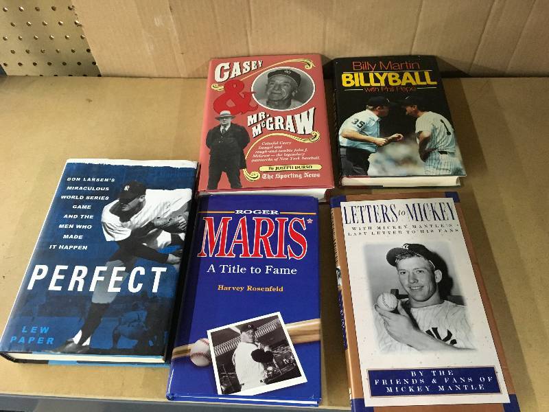 lot 98 image: 5 New York Yankees Books