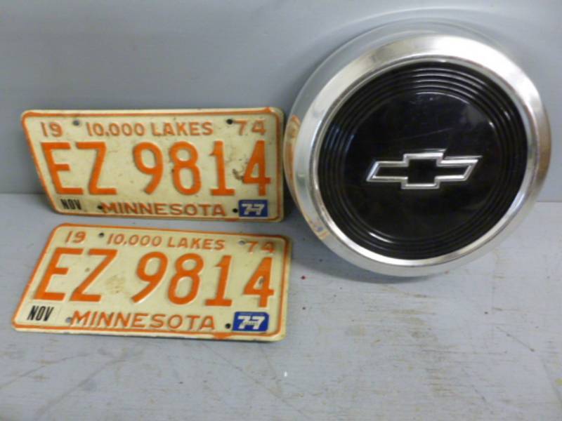lot 49 image: Vintage License Plate
