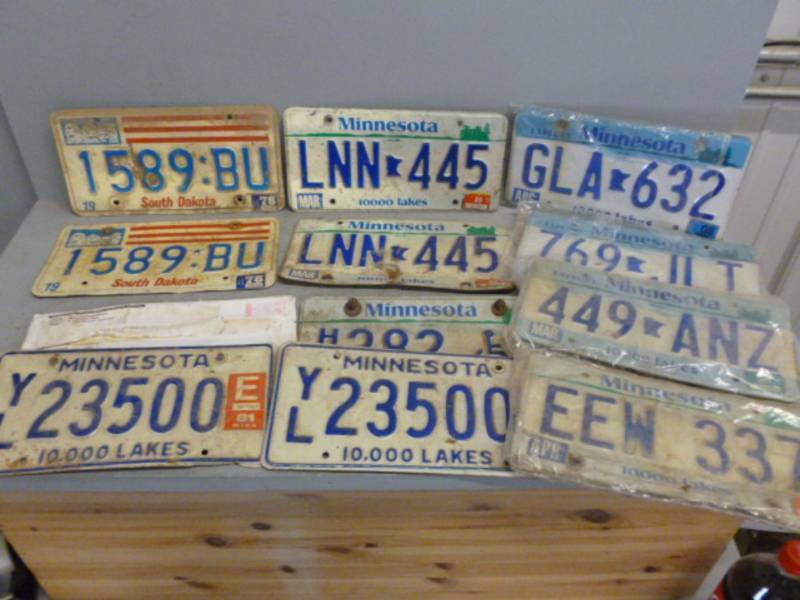 lot 133 image: License Plates