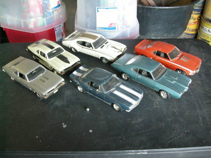 6 American Muscle Die Cast Cars
