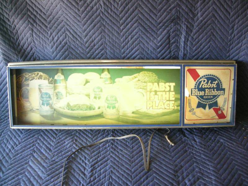 Pabst Blue Ribbon Light-Up Sign