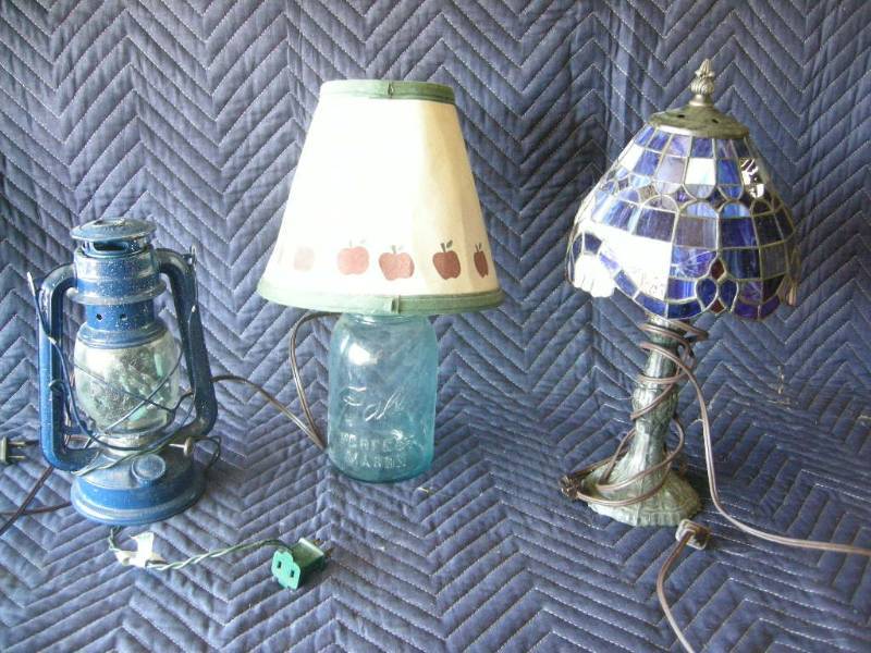 3 Vintage Look Lamps