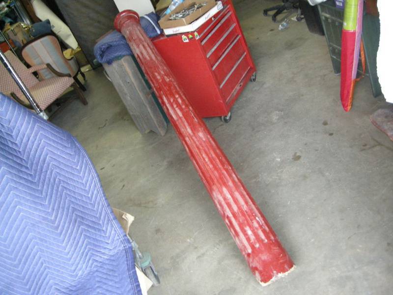 Vintage Wooden Column