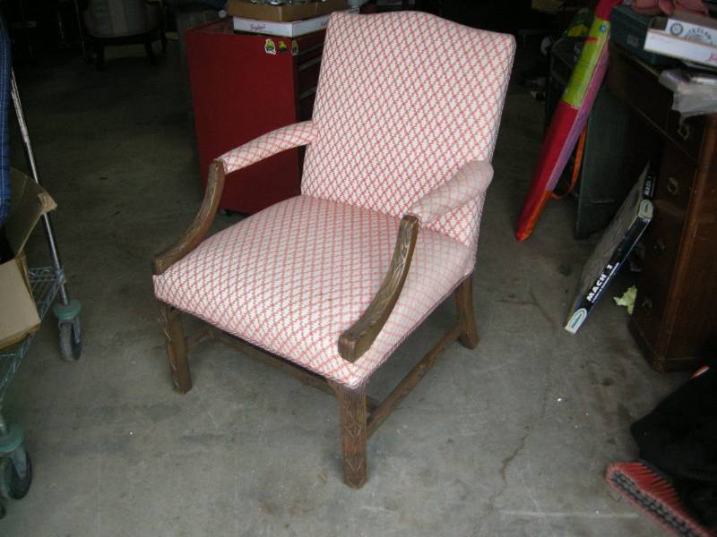 Fancy Carved Vintage Arm Chair