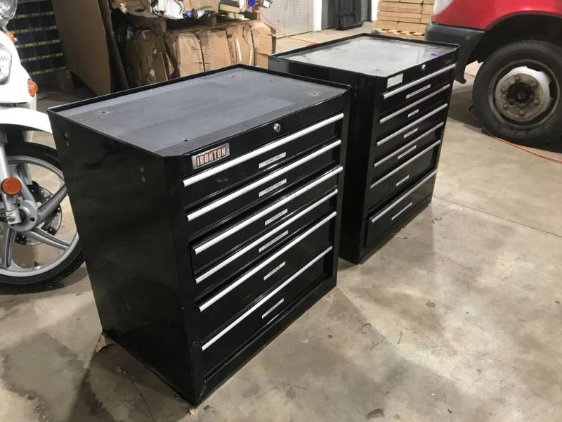 lot 7 image: Ironton tool cabinet  tool box