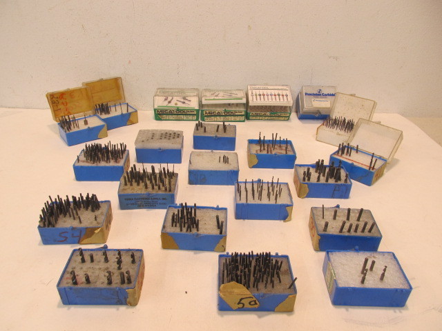 lot 19 image: Large Lot of Precision Micro Drill Bits