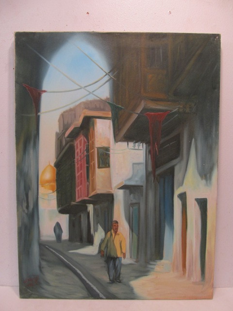 lot 22 image: Signed Original Oil on Canvas Painting