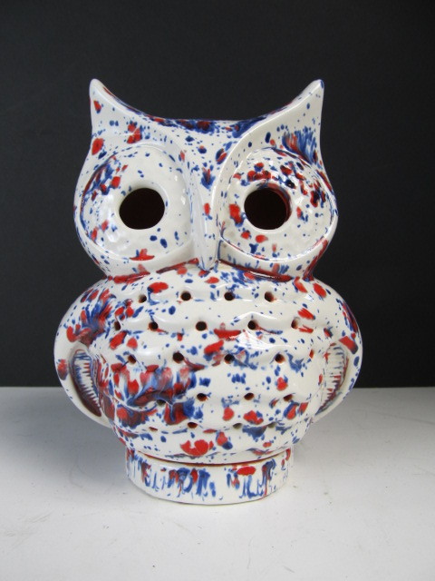 lot 193 image: Mid Century Ceramic Owl Statue