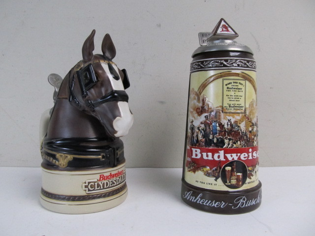 lot 98 image: 2 BUDWEISER Beer Steigns