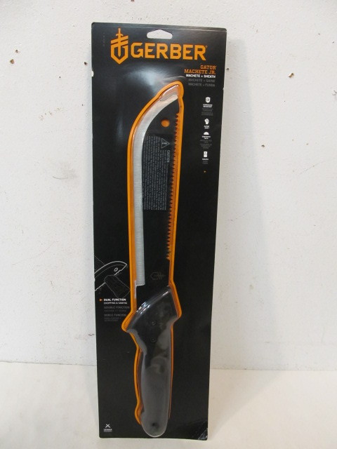 lot 133 image: NEW Gerber Gator Machete Knife