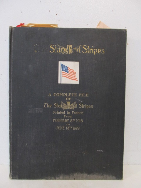 lot 165 image: Complete Book of 1918-1919 STARS & STRIPES Newspaper