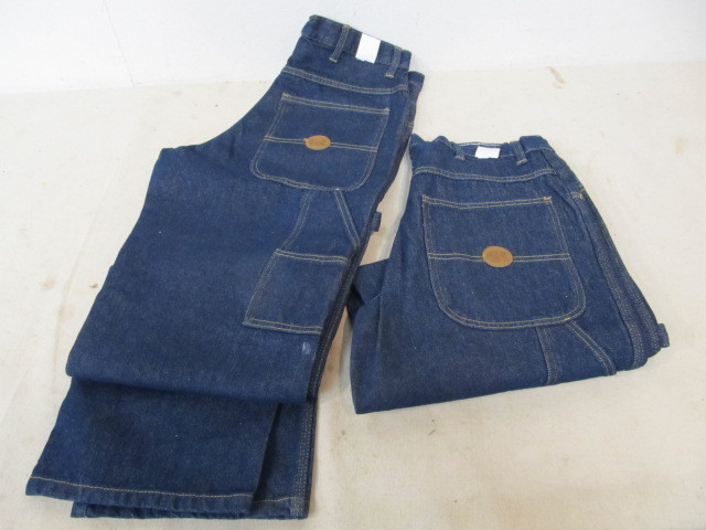 lot 60 image: 2 Pairs of BRAND NEW Mens Carpenter Jeans - Size 33x34