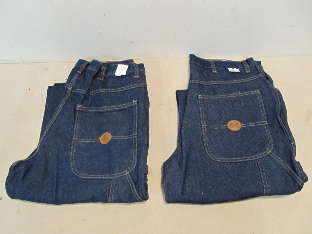 lot 63 image: 2 Pairs of BRAND NEW Mens Carpenter Jeans - Size 36x30