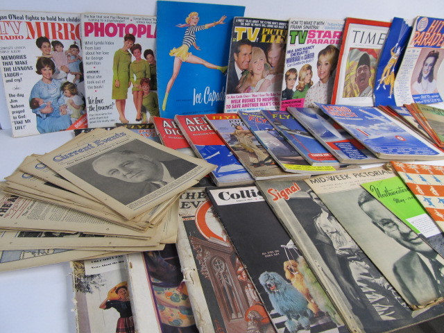 lot 163 image: Large Lot of Vintage Magazines