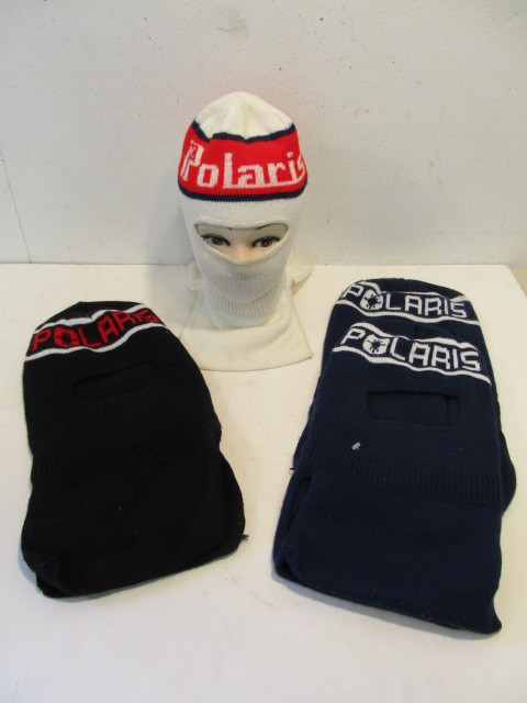 lot 275 image: Lot of 4 Original Vintage 1970s Unused POLARIS Facemask 