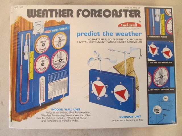lot 265 image: Vintage NOS Unopened Skilcraft Weather Forecaster Game