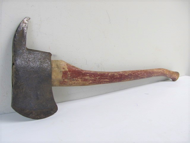 lot 308 image: Awesome Antique TRUE AMERICAN Firefighters Axe