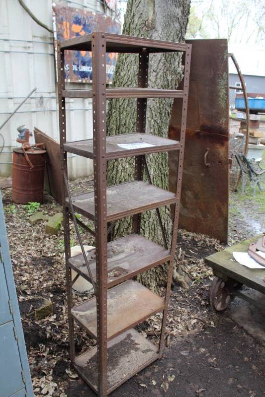lot 327 image: Metal Shelf with 7-Shelves