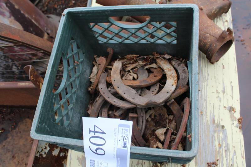 lot 409 image: Metal Horseshoes