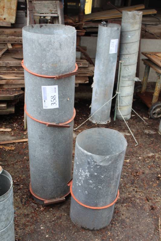 lot 358 image: Lot of (2) Metal Tubes