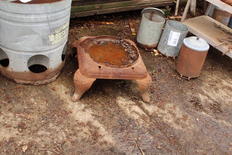 lot 365 image: Wood Stove Stand
