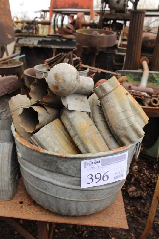 lot 396 image: Old Rain Spout Sections