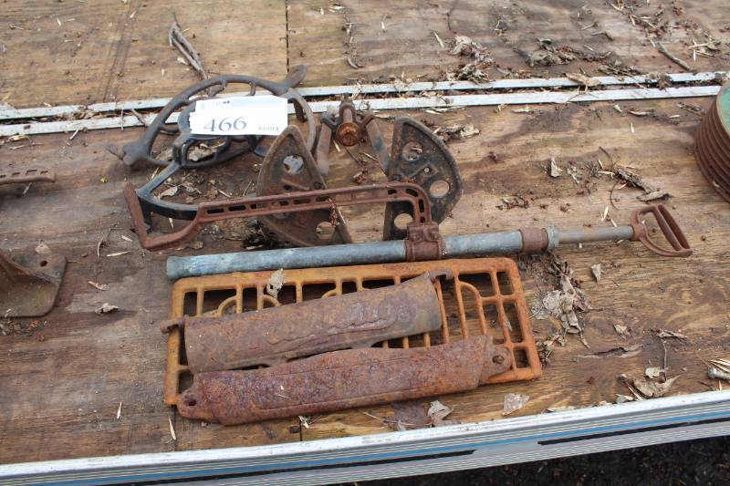 lot 466 image: Miscellaneous Metal Objects - Grates, Covers, Pipes, And More
