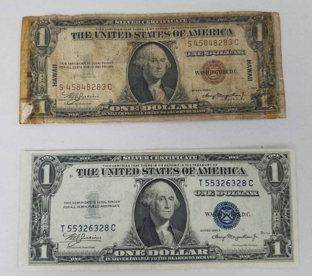 lot 20 image: United States Silver Dollar Certificate 1935 A 1935 A Hawaii