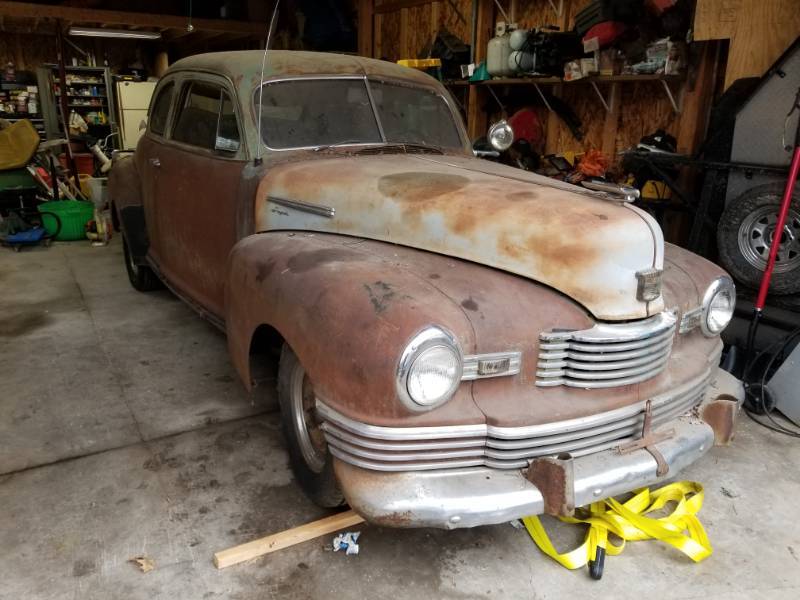 lot 71 image: 1948 Nash Ambassador BARN FIND