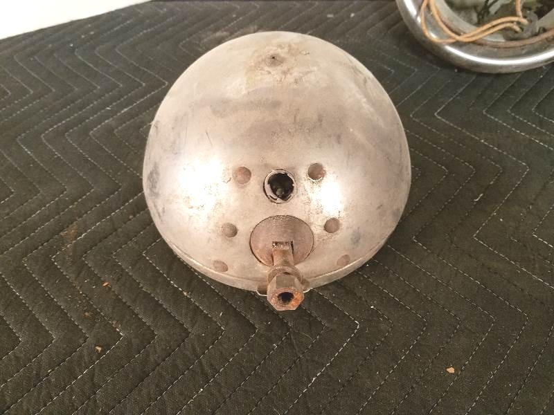 lot 66 image: Two Old Headlight Housings