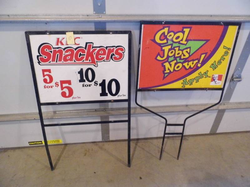 KFC Metal Signs