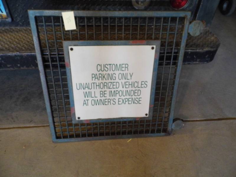 Metal Gate w Sign