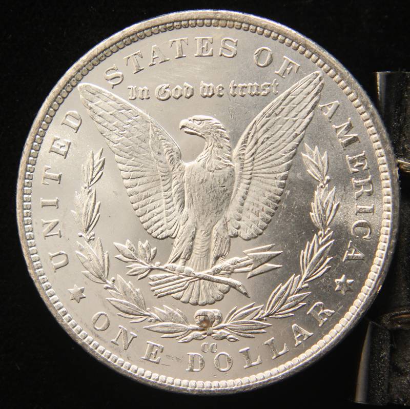 lot 01 image: 1882-CC CARSON CITY MORGAN SILVER DOLLAR BU-UNC