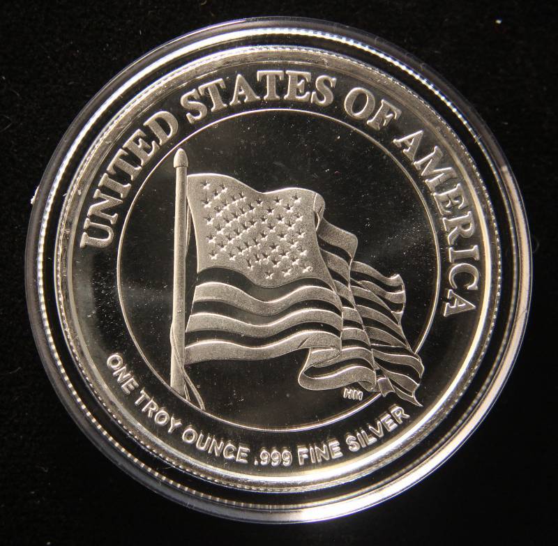 lot 41 image: 1 TROY OZ. .999 FINE SILVER I WANT YOU ANNIVERSARY IN AIRTITE