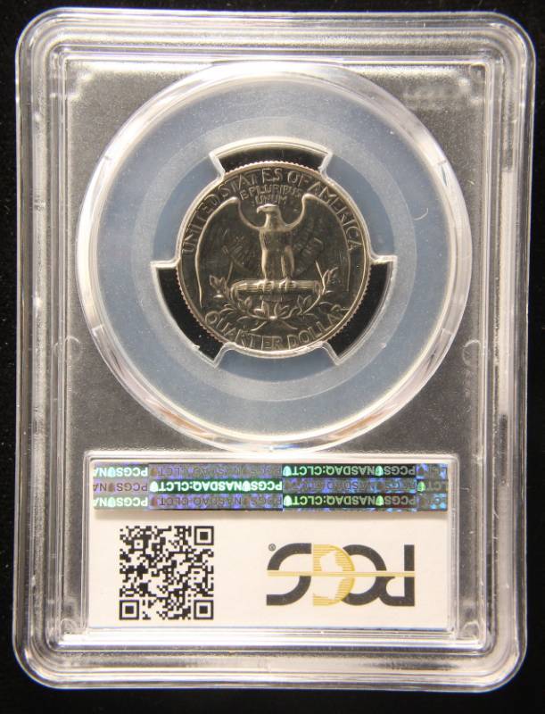 lot 76 image: 1968-S PROOF WASHINGTON QUARTER PF68 PCGS