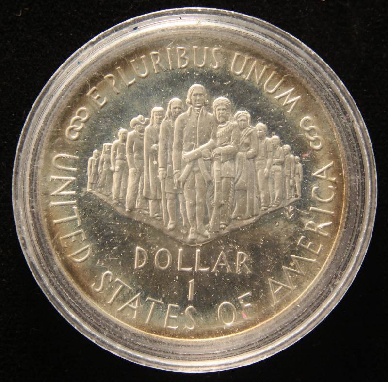 lot 80 image: 1987-S US CONSTITUTION COMMEMORATIVE SILVER DOLLAR IN AIRTITE