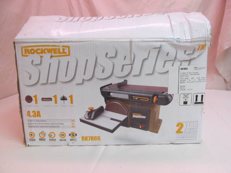 lot 61 image: Rockwell shop series disc sander