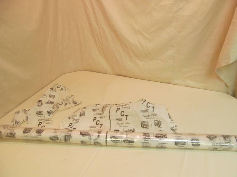 lot 71 image: Crystal clear plastic covering