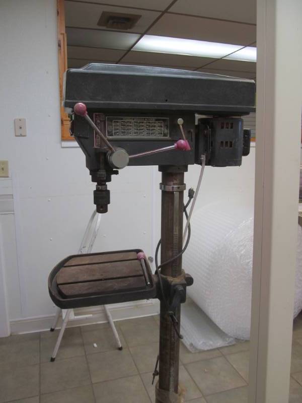 lot 72 image: craftsman floor drill press