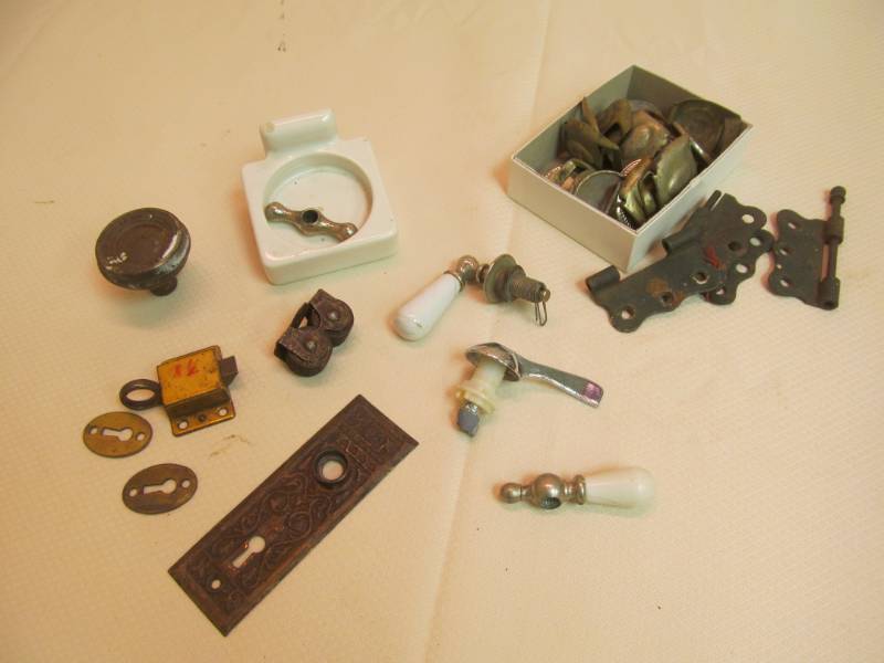 lot 97 image: vintage hardware