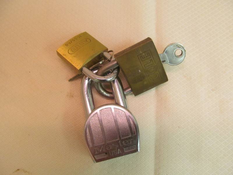 lot 129 image: vintage locks