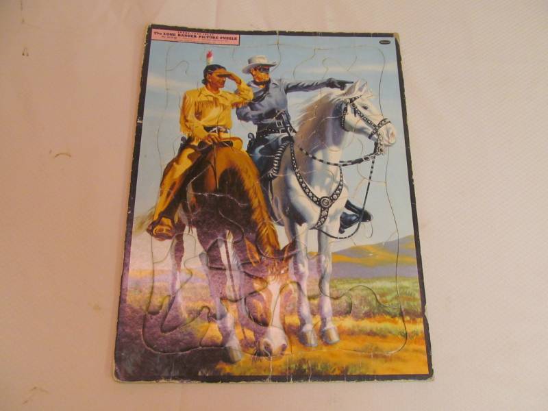 lot 177 image: Vintage The Lone ranger puzzle