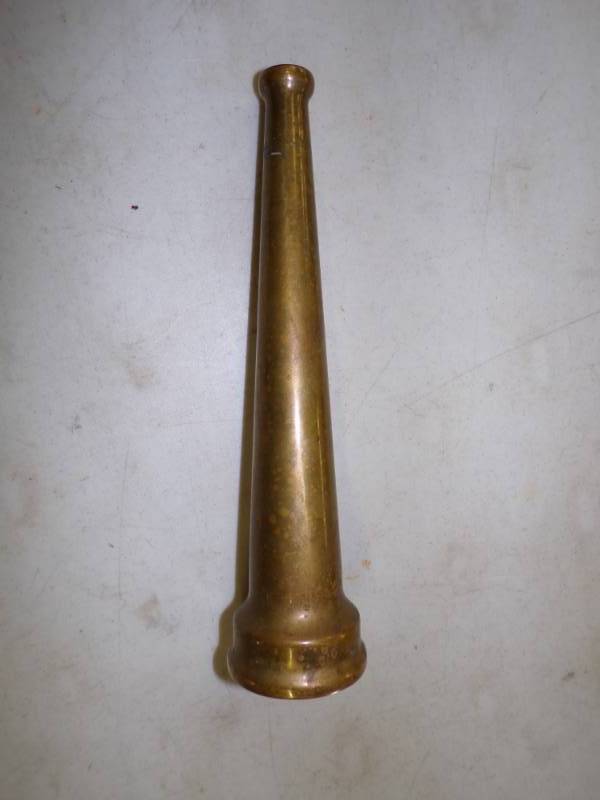 lot 44 image: Brass Fire Nozzle