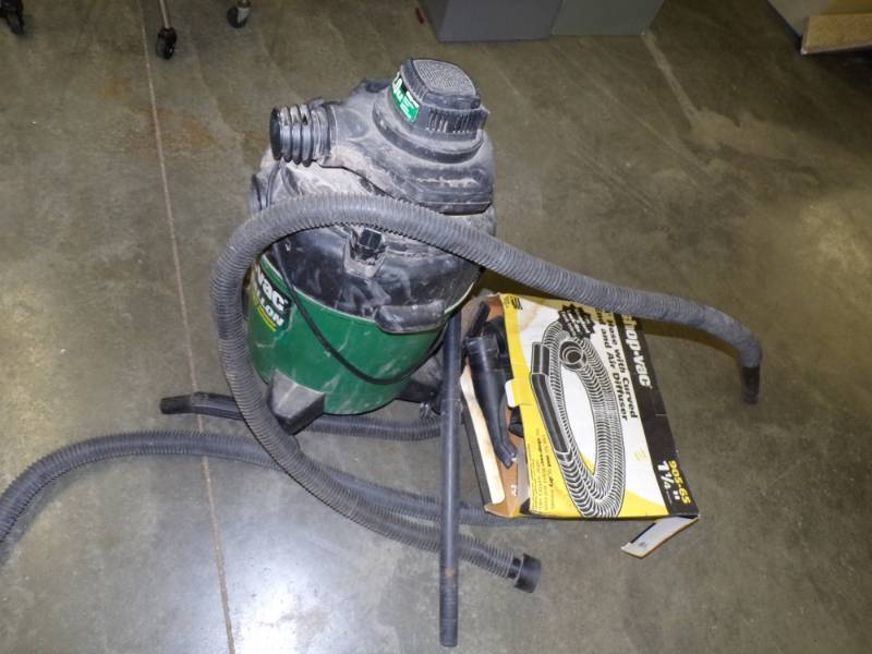 lot 97 image: Shop Vac with attachments and hoses