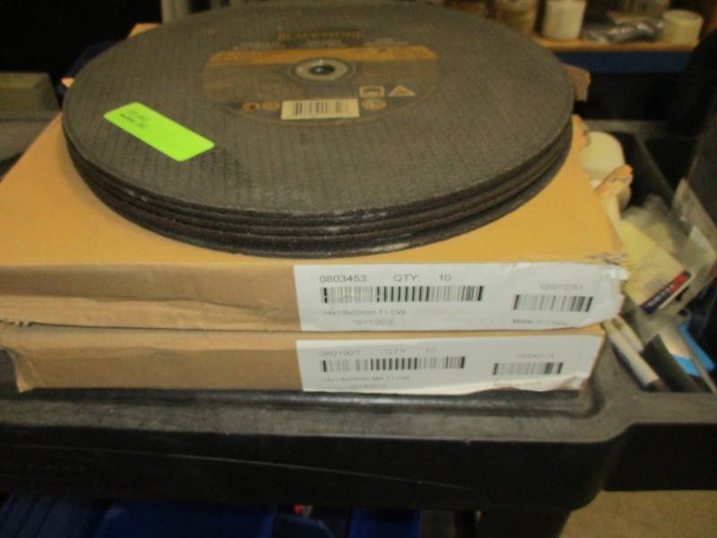 14 x 20mm Chopsaw wheels